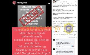 Cek Fakta: Alat Tes PCR Bikin Kasus Covid-19 Makin Banyak?