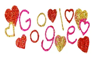 Romantis, Google Warnai Hari Valentine dengan Doodle Berbentuk Hati