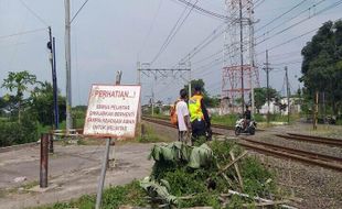 Linmas Klaten Jaga 10 Perlintasan Tanpa Palang, Dapat Honor?