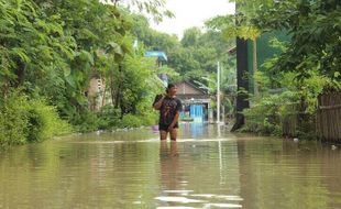 1.400 Jiwa Terdampak Banjir di Mojolaban & Grogol Sukoharjo