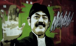 Seniman Hadiahkan Mural "Maturnuwun Pak Rudy" untuk Wali Kota Solo