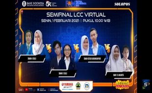 Selamat, SMAN 3 Solo dan MAN 13 Jakarta Melaju ke Final LCC Virtual Festival Ayo Membaca