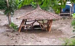 Gazebo Wisata Kali Pusur Rusak Diterjang Banjir, Kerugian Capai Rp20 Juta