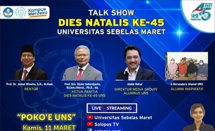 UNS Gelar Talkshow Dies Natalis ke-45, Ada Yang Unik Lho