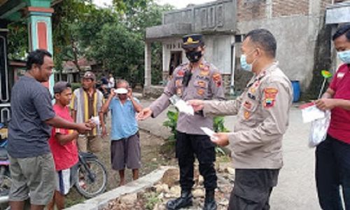 Ratusan Masker Digratiskan untuk Pedagang Pasar Towo