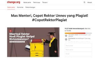 Mendikbud Disasar Petisi Pencopotan Rektor Unnes