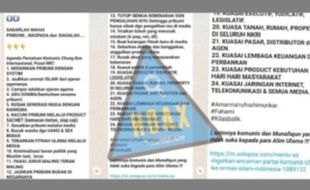 Hoax! Pesan Berantai "Agenda Komunis Internasional RRC" Catut Berita Solopos.com