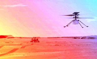 Helikopter Ingenuity Sukses Abadikan Permukaan Planet Mars