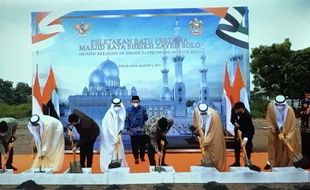 Dikerjakan PT Waskita Karya, Masjid Sheikh Zayed Di Gilingan Solo Selesai Agustus 2022