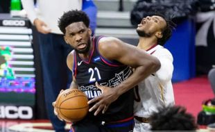 Embiid Absen Dua Pekan di Laga NBA karena Cedera Lutut