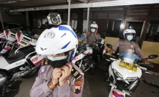 25 Polisi Sukoharjo Dibekali Kamera di Helm untuk Menilang Elektronik