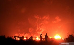 Satu Tangki di Kilang Pertamina Indramayu Kembali Terbakar, Ini Tindakan Polisi