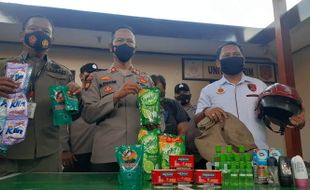 Seorang PNS di Madiun Curi Sabun Cuci Hingga Susu di Minimarket