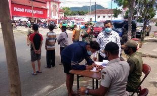 Mulai Kendor Terapkan Prokes, Ratusan Warga Wonogiri Terjaring Razia Masker