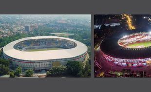 Jadi Venue Pembukaan Piala Menpora 2021, Ini Potret Miripnya Stadion Manahan dengan Gelora Bung Karno