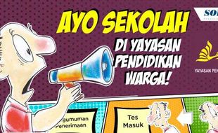 Sekolah di Yayasan Pendidikan Warga Gratis SPP Setahun