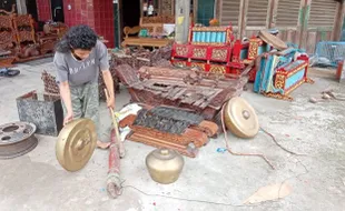 Frustrasi Pandemi Covid-19 Tak Kunjung Berakhir, Dalang di Boyolali "Ngamuk" Rusak Gamelan