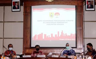 Pajak Daerah Sragen 2020 Anjlok Rp14 Miliar Jadi Sorotan KPK