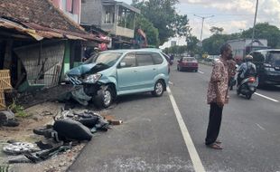 Kecelakaan Maut Jalan Solo-Jogja, Mobil Kapolsek di Klaten yang Ditabrak sampai Berputar