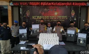 Polresta Blitar Ungkap Narkoba Bandar Jaringan Lapas Madiun