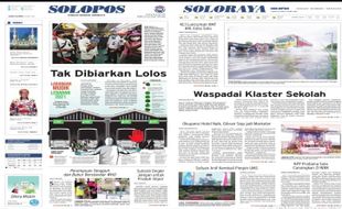 Solopos Hari Ini: Tak Dibiarkan Lolos