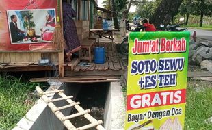 Warung Soto di Sambungmacan Sragen: Jumat Gratis, Hari Biasa Rp1.000