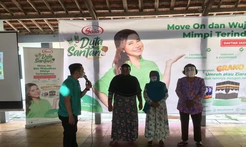 Seru Banget! Ibu-ibu Simo Boyolali Ikuti Acara Sasa Duta Santan