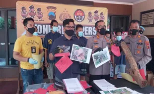 Polisi Bekuk Komplotan Pelaku Pembalakan Liar di Objek Wisata Batu Seribu Sukoharjo