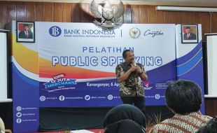 60 Pemuda Antinarkoba dan Milenial Karanganyar Belajar Public Speaking