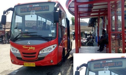 BRT Trans Jateng Solo-Sumberlawang Ganti Rute Akibat Penutupan Viaduk Gilingan