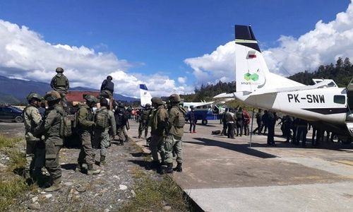 Pasukan TNI Polri dikirim ke Ilaga Buru Kelompok Bersenjata