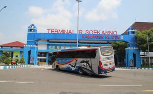 Terminal Ir Soekarno Klaten Masih Lengang, Karena Larangan Mudik Lebaran?