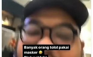 Viral! Video Pria Membodohkan Pengunjung Mal Bermasker