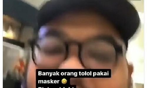 Viral! Video Pria Membodohkan Pengunjung Mal Bermasker