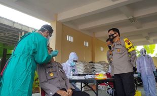 Tak Ingin Kecolongan, 292 Anggota Polres Grobogan Jalani Swab Antigen