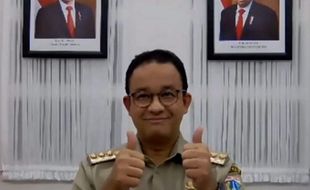 Anies: Lapor Pak Jokowi, Covid-19 di Jakarta Terkendali