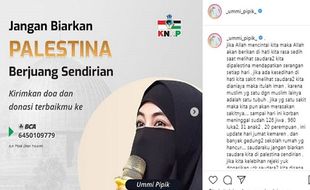 Terkait Penipuan Penggalangan Dana Palestina, Ini Pengalaman Umi Pipik