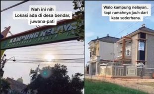 Deretan Rumah Gedong Ini Milik Nelayan Juwana Pati