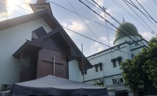 Bersebelahan dengan Masjid, Gereja di Solo Ubah Jadwal Ibadah