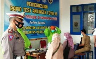 Seorang Pemudik di Kudus Positif Covid-19 Saat Tes Cepat