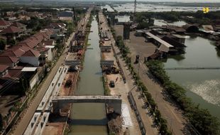 Rampung Agustus 2021, Ini Penampakan Pembangunan Jalan Layang Bandara Ahmad Yani Semarang