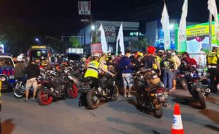 Puluhan Motor Berknalpot Brong Diangkut ke Satlantas Boyolali