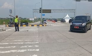 Hari Pertama Larangan Mudik, Jumlah Pengguna Jalan di Sragen Landai