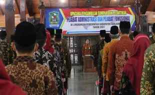 Penyederhaaan Birokrasi, Bupati Banjarnegara Lantik Sejumlah Pejabat Baru