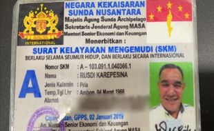 5 Keanehan pada SIM dan STNK Kekaisaran Sunda Nusantara