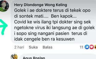 Dokter di Ponorogo Diancam Lewat Akun Facebook Soal Covid-19