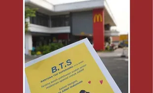 Rela Antre BTS Meal McD, Army BTS Sumbang Ojol Makanan