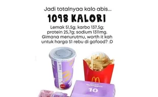 BTS Meal McD Viral, Sudah Tahu Perincian Kalorinya?