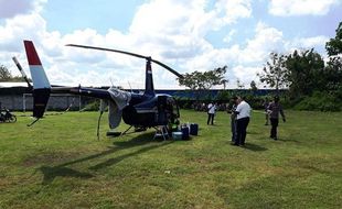 GPS Rusak, Helikopter BNPB Mendarat Darurat di Grobogan