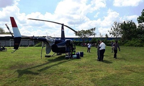 GPS Rusak, Helikopter BNPB Mendarat Darurat di Grobogan